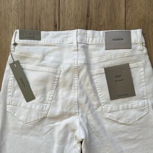 NWT Hudson Jeans White Slim Straight Jeans Men’s 33